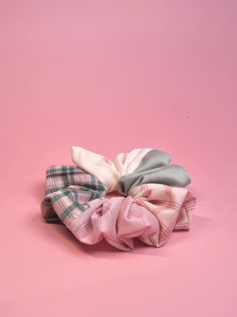 Patchwork scrunchies
